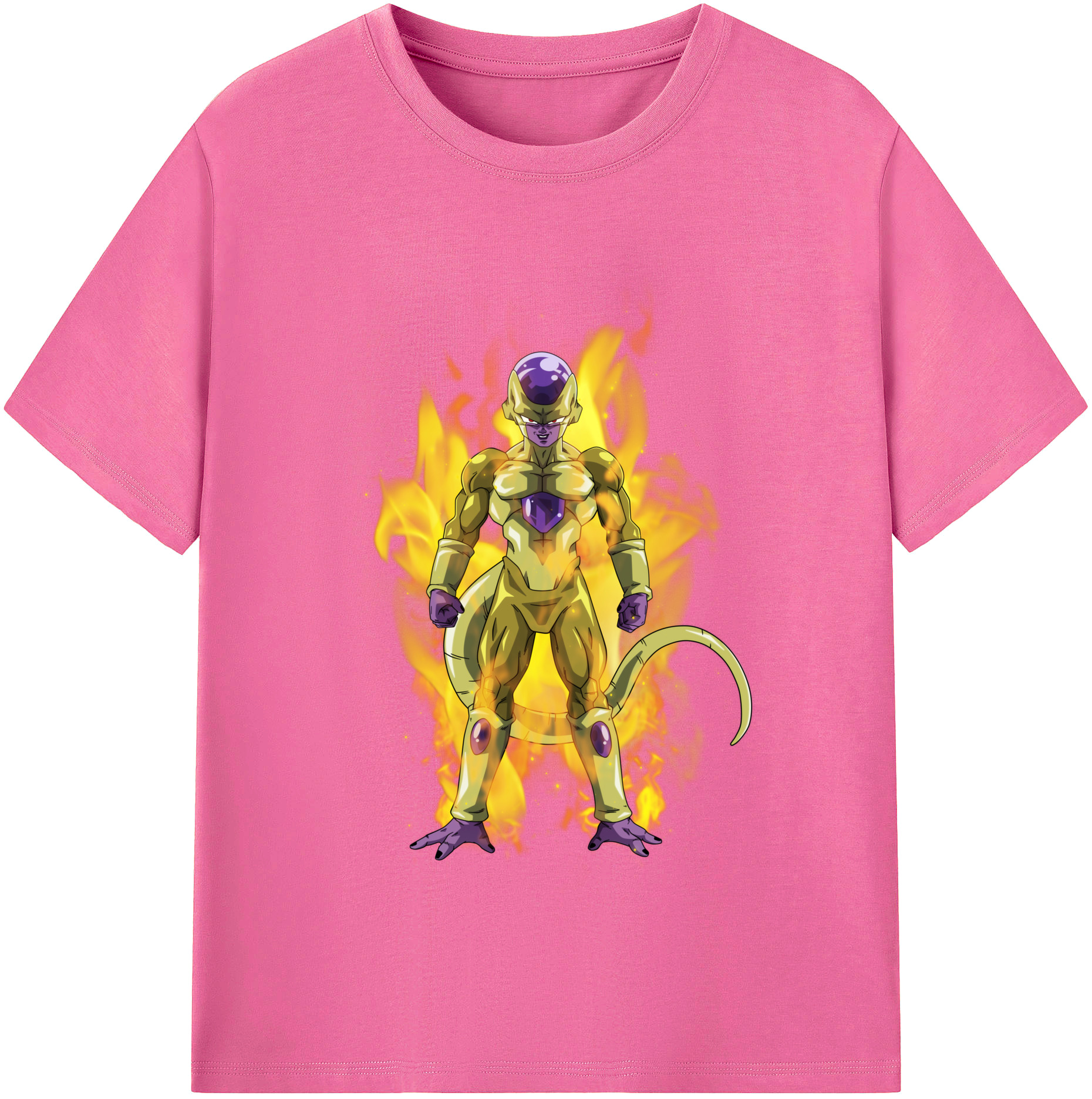 （画像用） ドラゴンボール フリーザ DRAGON BALL Frieza レディースカジュアルプリントTシャツ（綿100％）